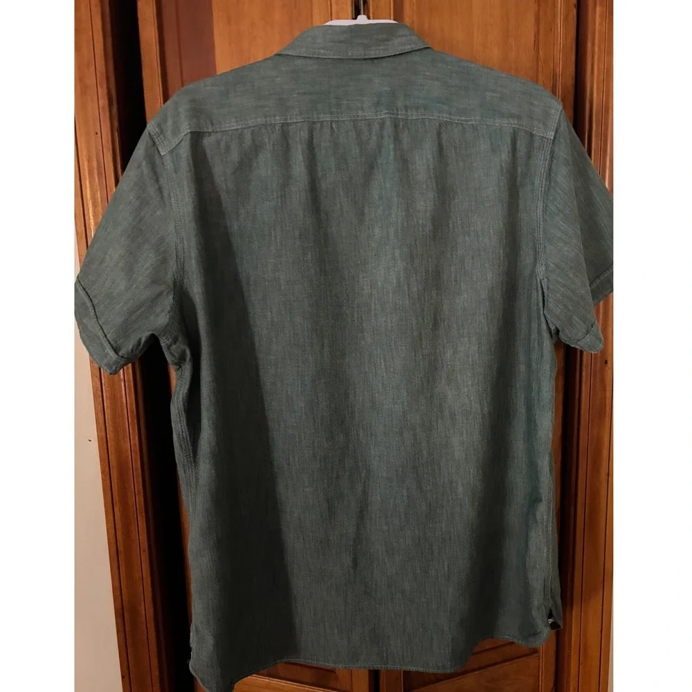Banana Republic Camden Fit Shirt Short Sleeve Button Up XL‎ Resortwear Nice